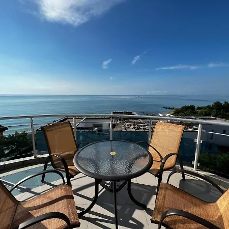 Modern Beachfront With Pool Apartment Ravda
